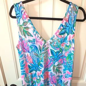 Lilly Pulitzer L sleeveless a-line dress